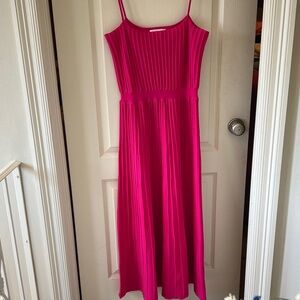 First Love Vibrant Pink Knit Dress